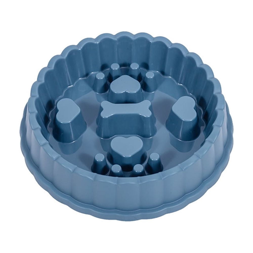 Anti-Choking Slow Feeder Dog Bowl: Non-Spill Food Bowl for Small/Medium/Large Dogs, Also for Cats, Durable Pet Feeding Dish,