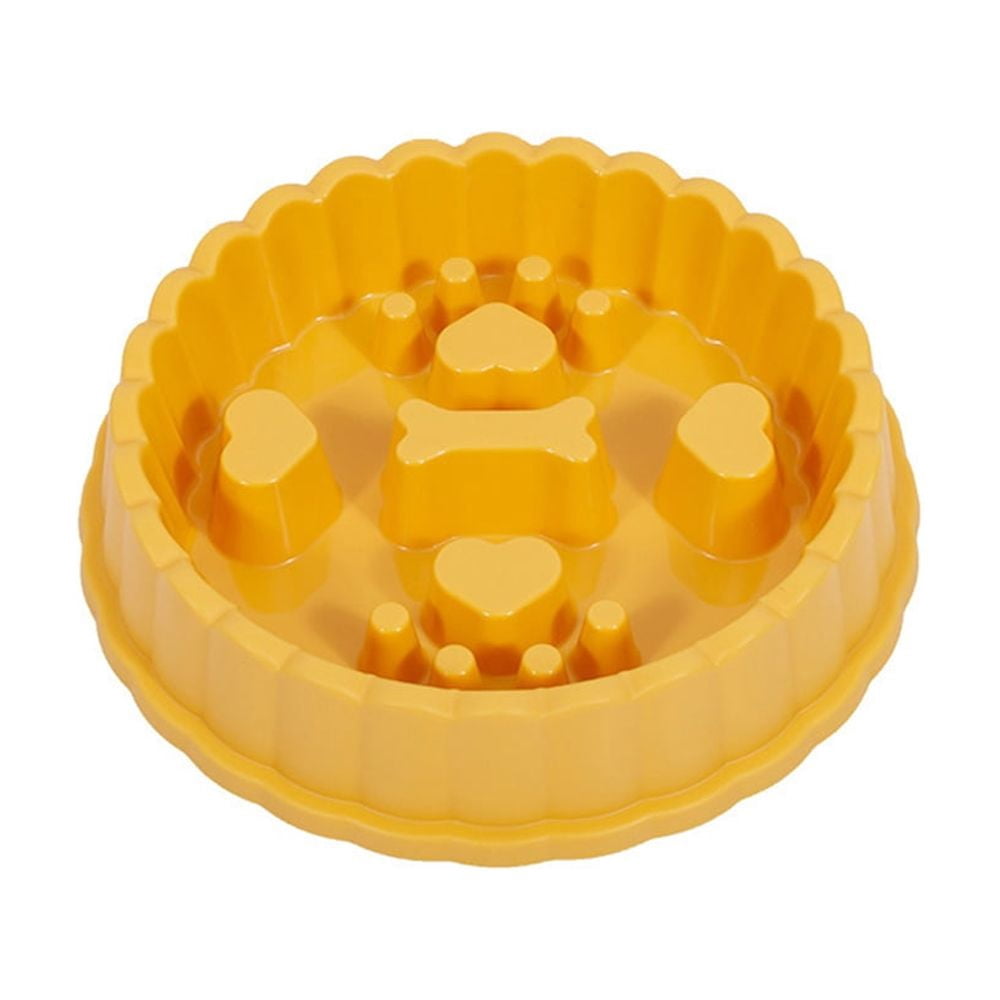 Anti-Choking Slow Feeder Dog Bowl: Non-Spill Food Bowl for Small/Medium/Large Dogs, Also for Cats, Durable Pet Feeding Dish,