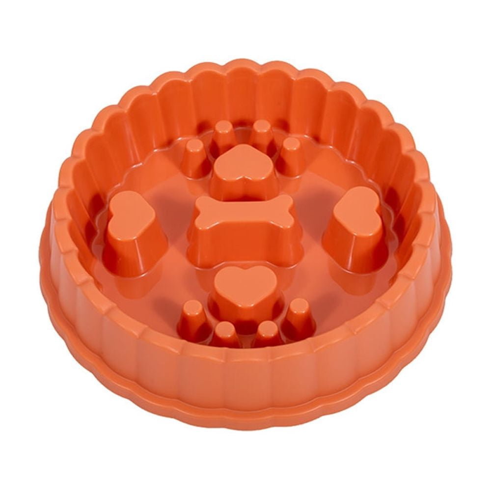 Anti-Choking Slow Feeder Dog Bowl: Non-Spill Food Bowl for Small/Medium/Large Dogs, Also for Cats, Durable Pet Feeding Dish,