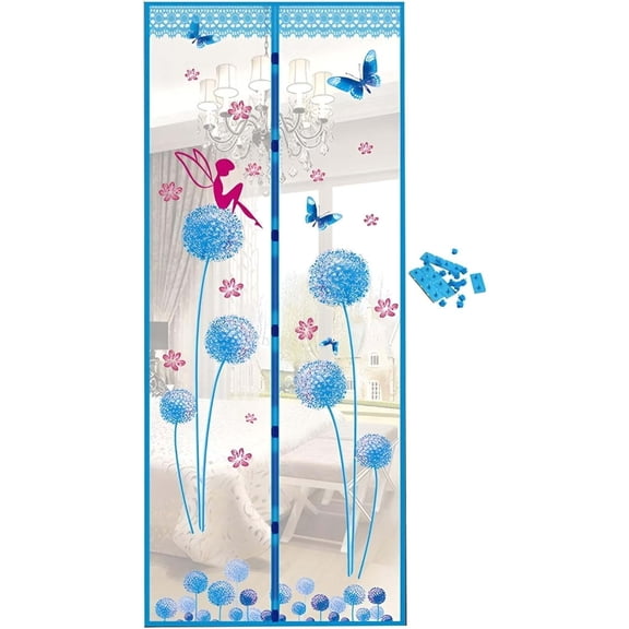 Anti-Climb Mesh Door Barrier No-Drill Mosquito-Proof Curtain Cats & Dogs