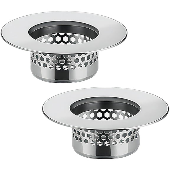 Anti Clog Bathroom Sink Drain cover Fine Hole Design Captures Hair Soap Dregs Stable Metal Construction For Baths