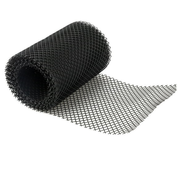 SEWOART Black Plastic Mesh Gutter Covers to Prevent Leaves and Clogging