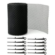 Anti Clogging Mesh Cover Roof Gutter Guard Filters Mesh Leaf Guard Protection Mesh