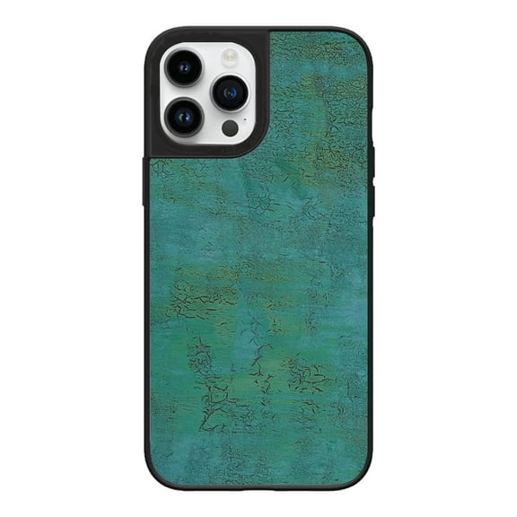 Anti-Collision Protective Peacock Blue Rust Phone Case for iPhone XR 7 8 SE 11 12 13 Mini 13 14 15 16 Pro Max for iPhone Case, Black