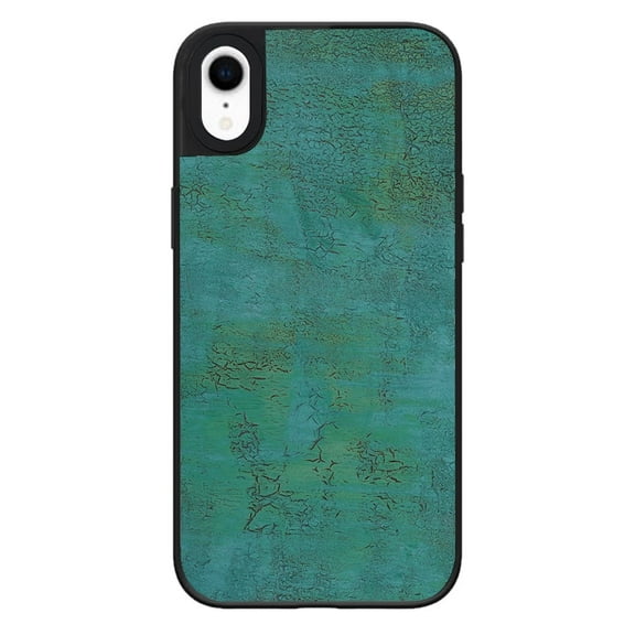 Anti-Collision Protective Peacock Blue Rust Phone Case for iPhone XR 7 8 SE 11 12 13 Mini 13 14 15 16 Pro Max for iPhone Case, Black