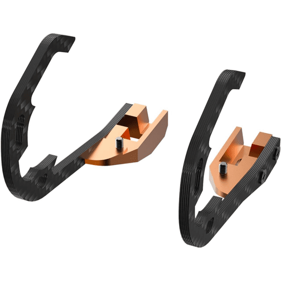 Anti-Collision Tripod Cover for Drones, Fiber Camera Lens Protector Guard Strip, Lightweight Impact Resistant Gimbal Protector Accessory, 1 Pair of Bumpers