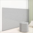 thumbnail image 1 of Anti-Collision Wall Padding 20cm×200cm Soft Foam Wall Sticker Self-Adhesive Waterproof Wall Panel for Bedroom Headboard Table Corner Stair Protection Light Gray, 1 of 7
