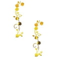 Anti Collision Wall Sticker,3D Diy Flower Shape Acrylic Wall Sticker