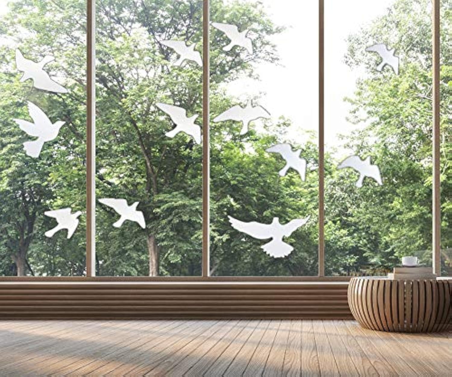 Anti-Collision Window Bird Stickers Decals Glass Door Protect and Save ...