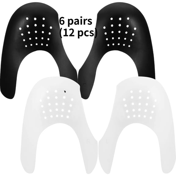 Anti-Crease Toe Box Shields 6 Pairs (12 Pieces): Prevents creases and indentations on the shoe upper.