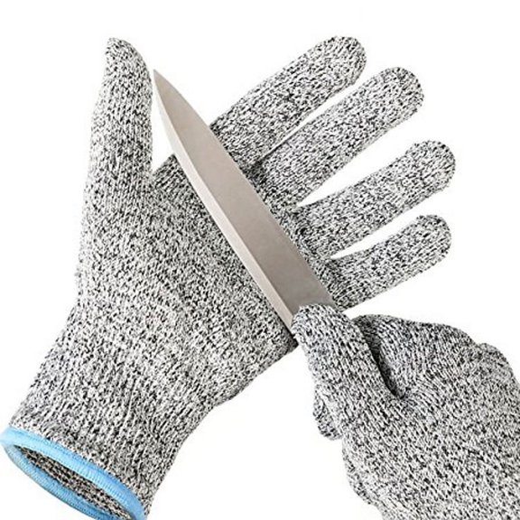 Anti Cut Proof Gloves Grey Black Anti Cut Safety Work Gloves Cut Resistant Gloves ,Multipurpose Use