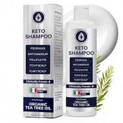 Pharmlitalia Anti Dandruff Shampoo, Sulfate Free, Anti Fungal, Medicated, Clarifying Shampoo | For Itchy, Flaky, Dry Scalp & Hair Growth