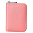 thumbnail image 1 of Anti-Demagnetization ID Card Holder Bag, Multi-Slot Lightweight Card Wallet for Men,Large Capacity Hold Cover Bank Cards Anti Brush Bank Card Holder Bag Driver's License ID Cards Purses,Pink, 1 of 9