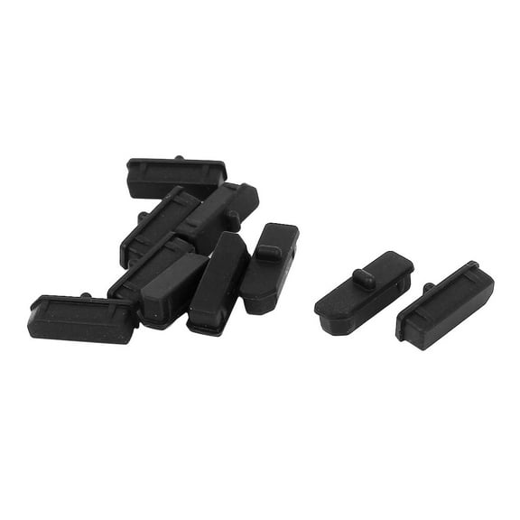 Anti Dust Plug Computer Port Protector, Silicone Anti Dust Cover Cap Port Stopper for Display Port (Pack of 10)