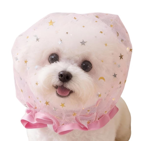 Anti Eating Cover for Small Dog and Cats Dogs Head Protector Cat Face Guard Head Net Mesh Snood Prevent Foxtails Thorns Sticks Rocks