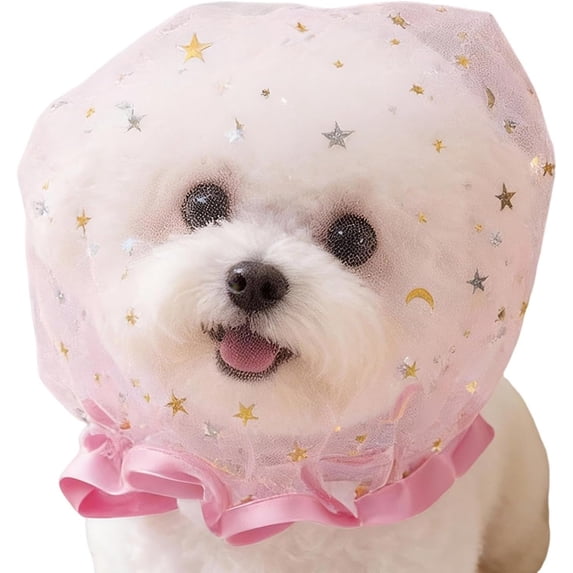 Anti Eating Cover for Small Dog and Cats Dogs Head Protector Cat Face Guard Head Net Mesh Snood Prevent Thorns Sticks Rocks