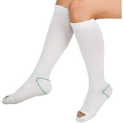 YXKJ Anti Embolism Compression Stockings, Knee High Unisex Ted Hose Socks 15-20 mmHg Moderate Level（X-Large）