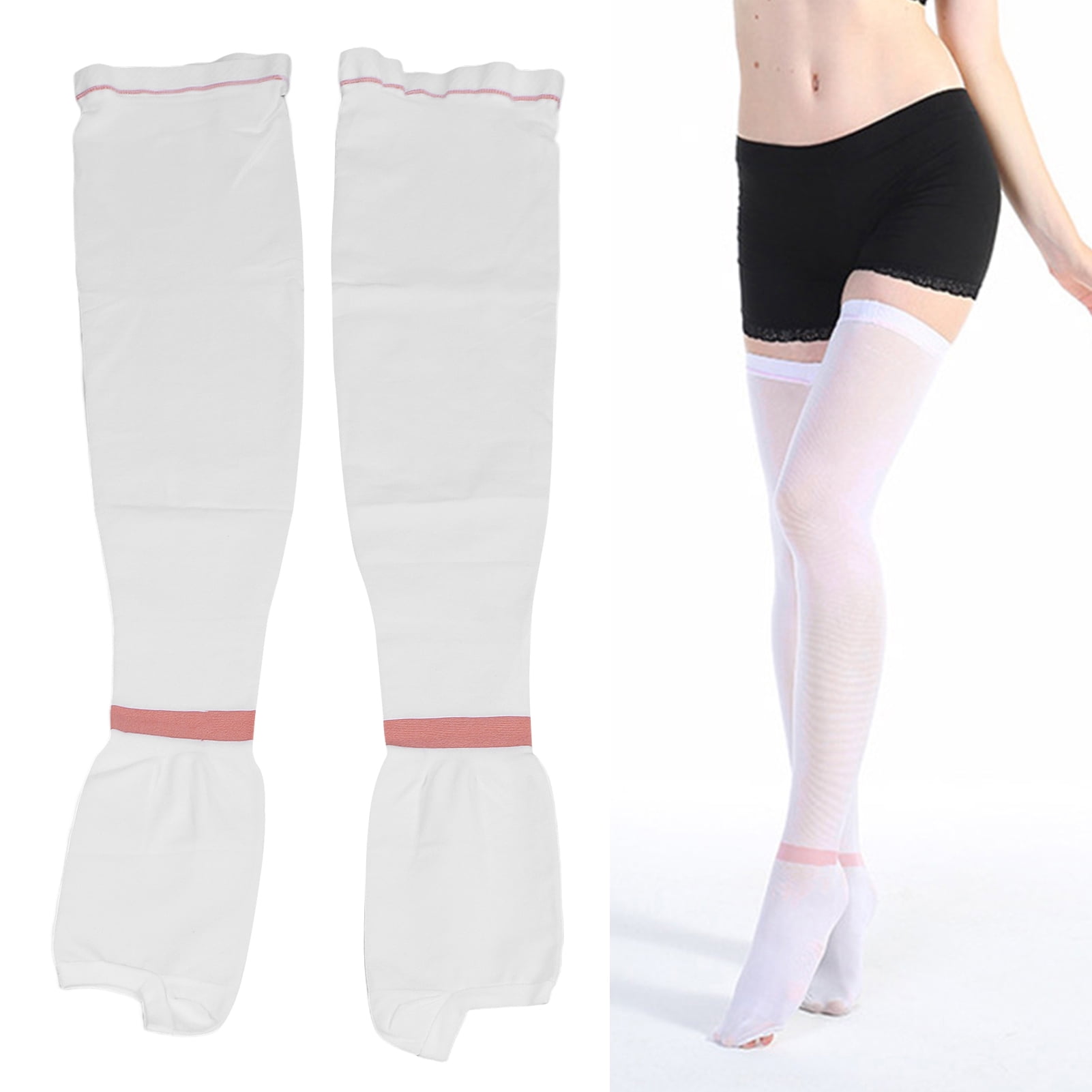 Anti Embolism Thigh Highs Compression Stockings, 1520 MmHg Knee High