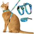 thumbnail image 1 of Anti-Escape Cat Harness and Leash Set, Adjustable H-Style Kitty Walking Harness with Quick Release Buckles, Soft Breathable Pet Lead for Small Cats, Kittens and Puppies, 1 of 7