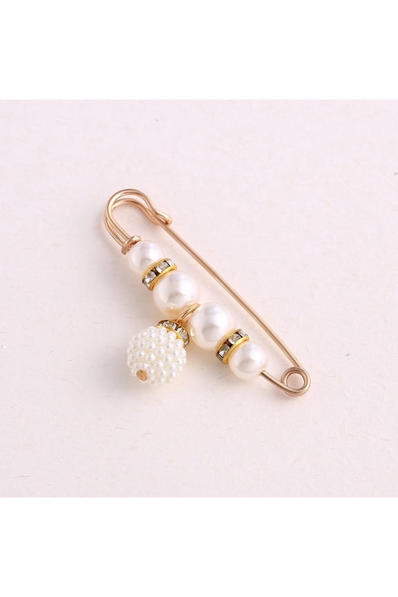 Anti Exposure Waistband Pin Brooch Clip White Bayberry Pendant Buckle