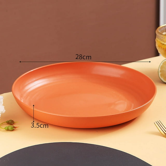 Anti-Fall Bone-Shaped Pet Plates - Durable Round Bowls for Dog/Cat Feeding, Non-Skid Silicone Base & Easy-Clean Design