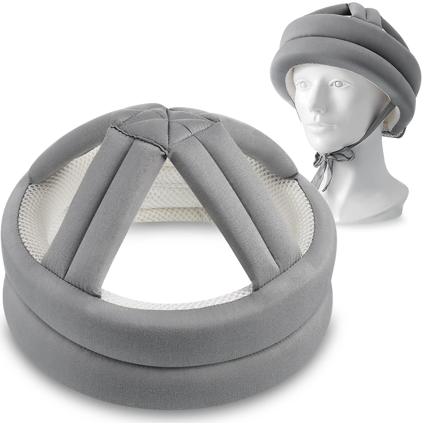 Anti Fall Elder Head Safety Helmet Thick Soft Protective Hat Adjustable Seniors Fall Prevention Head Protection Cap Breathable Elderly Helmet For Head