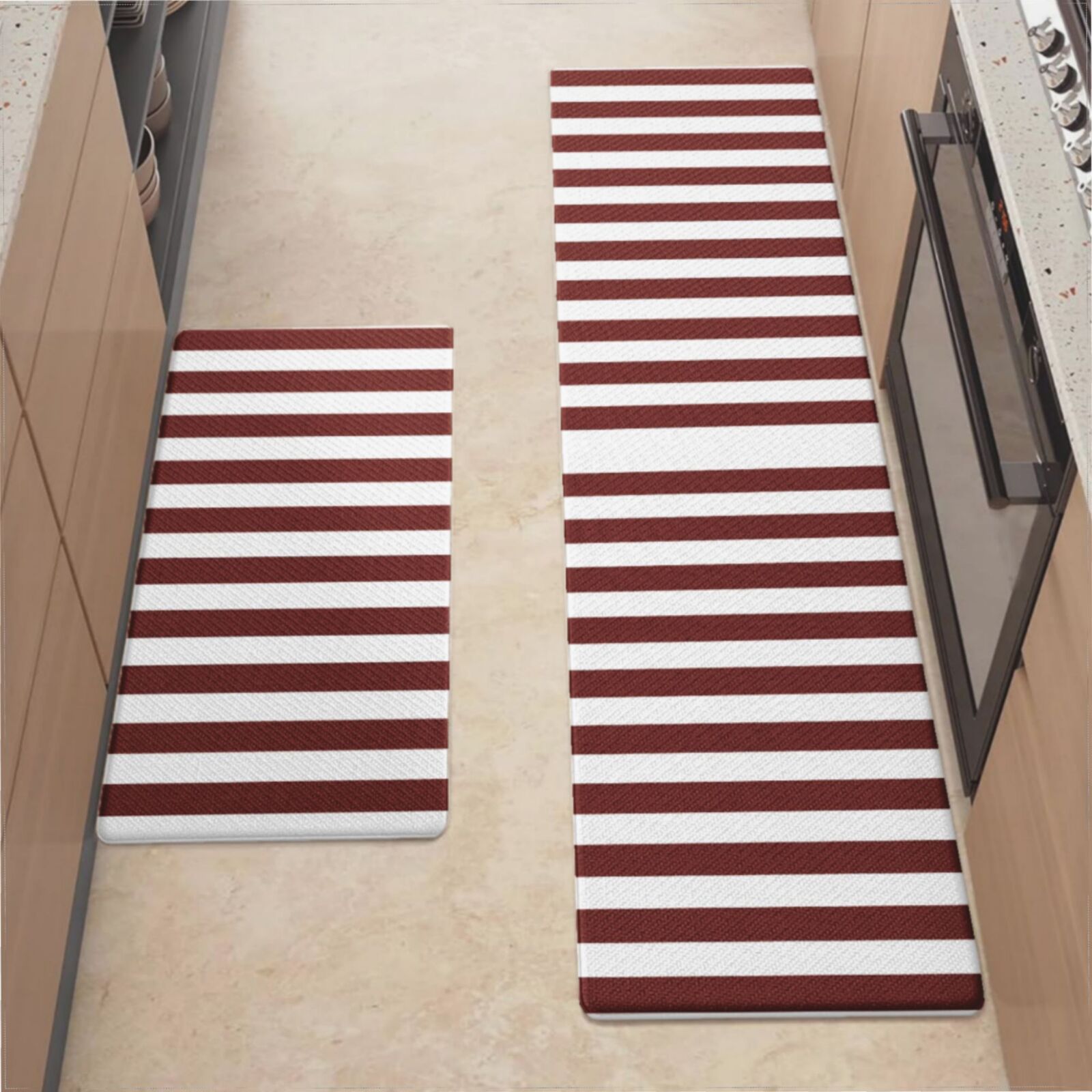 Anti Fatigue Cushioned Kitchen Mats For Floor, Waterproof Non Slip ...