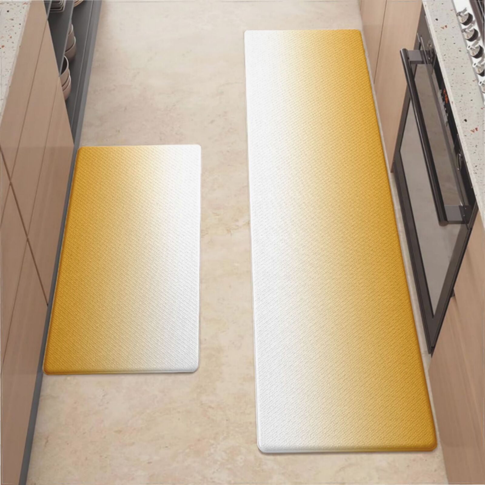 Anti Fatigue Cushioned Kitchen Mats For Floor, Waterproof Non Slip ...
