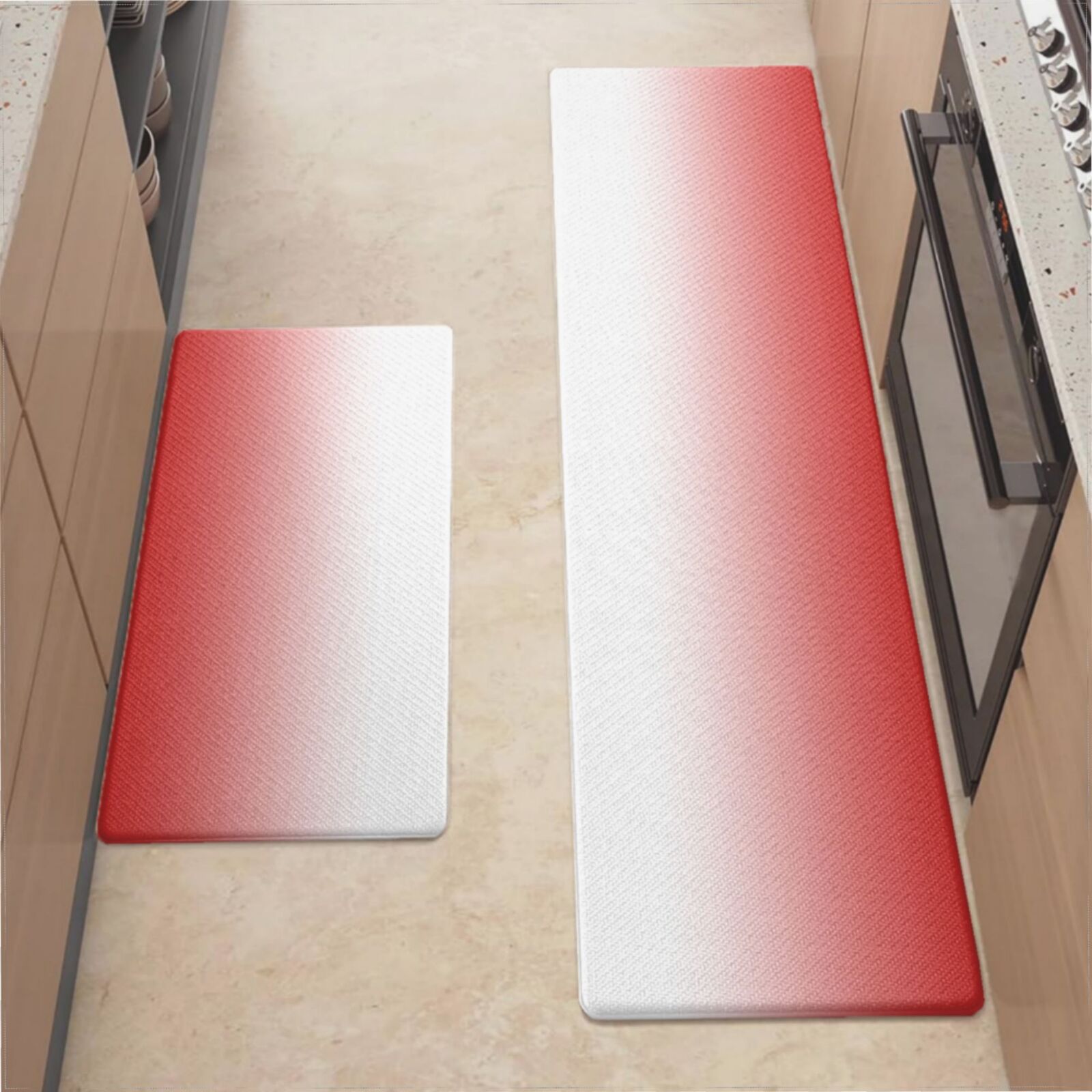 Anti Fatigue Cushioned Kitchen Mats For Floor, Waterproof Non Slip ...