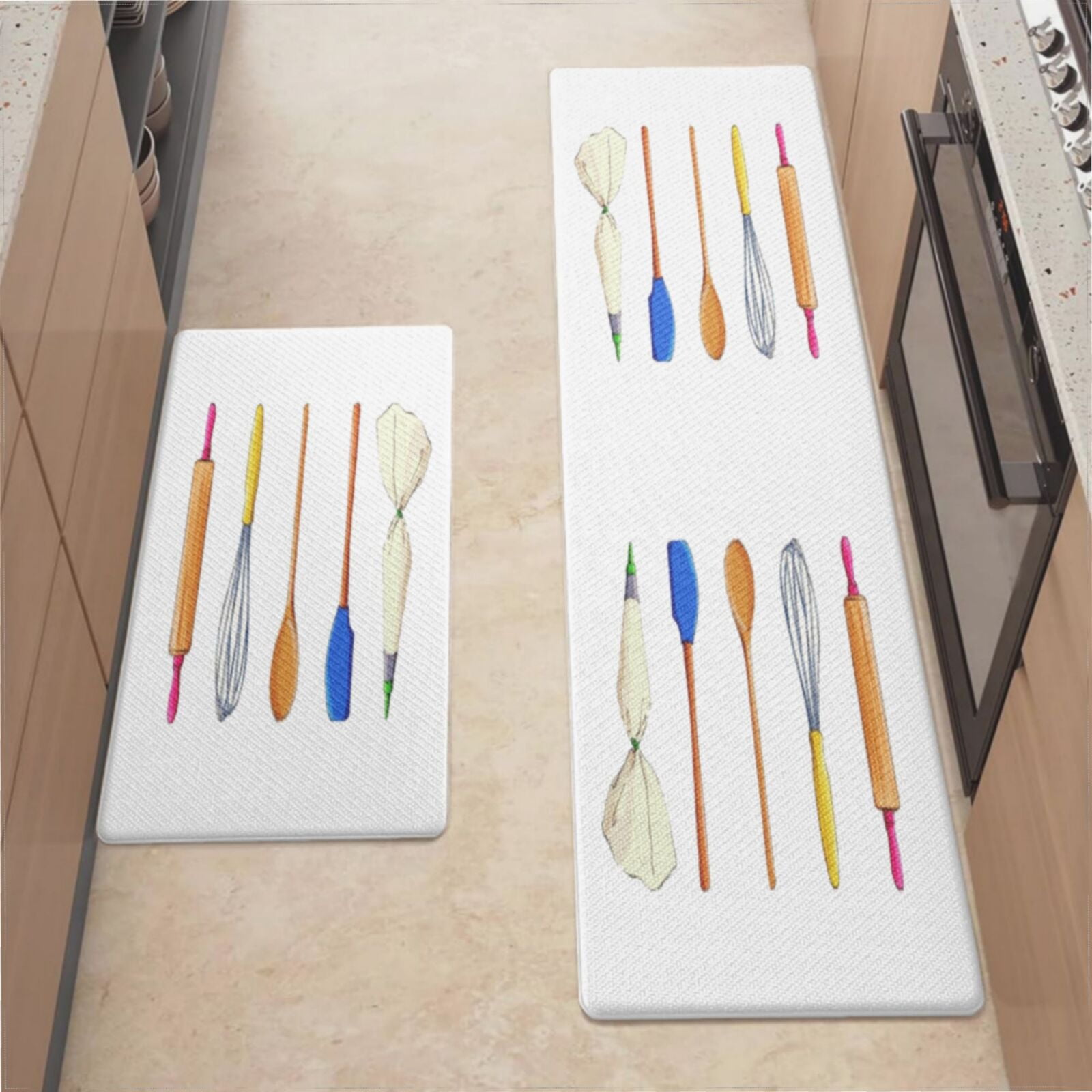 Anti Fatigue Cushioned Kitchen Mats For Floor, Waterproof Non Slip ...