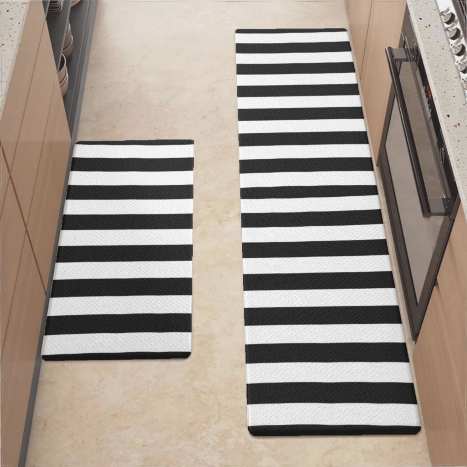 Anti Fatigue Cushioned Kitchen Mats For Floor, Waterproof Non Slip