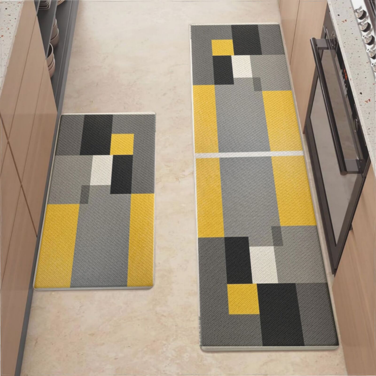 Flngr Anti-Fatigue Kitchen Mats,Waterproof And Non-Slip Kitchen Comfort Mats For Kitchen