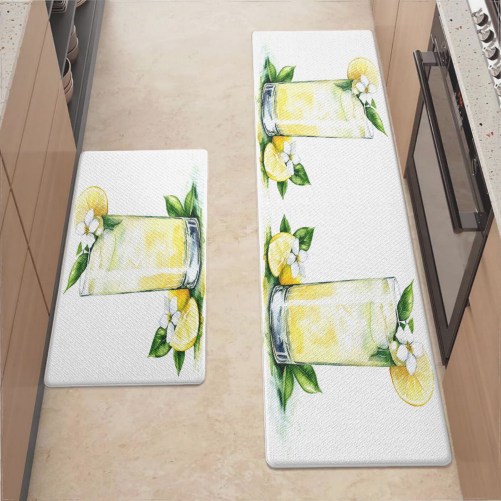 Anti Fatigue Cushioned Kitchen Mats For Floor, Waterproof Non Slip ...