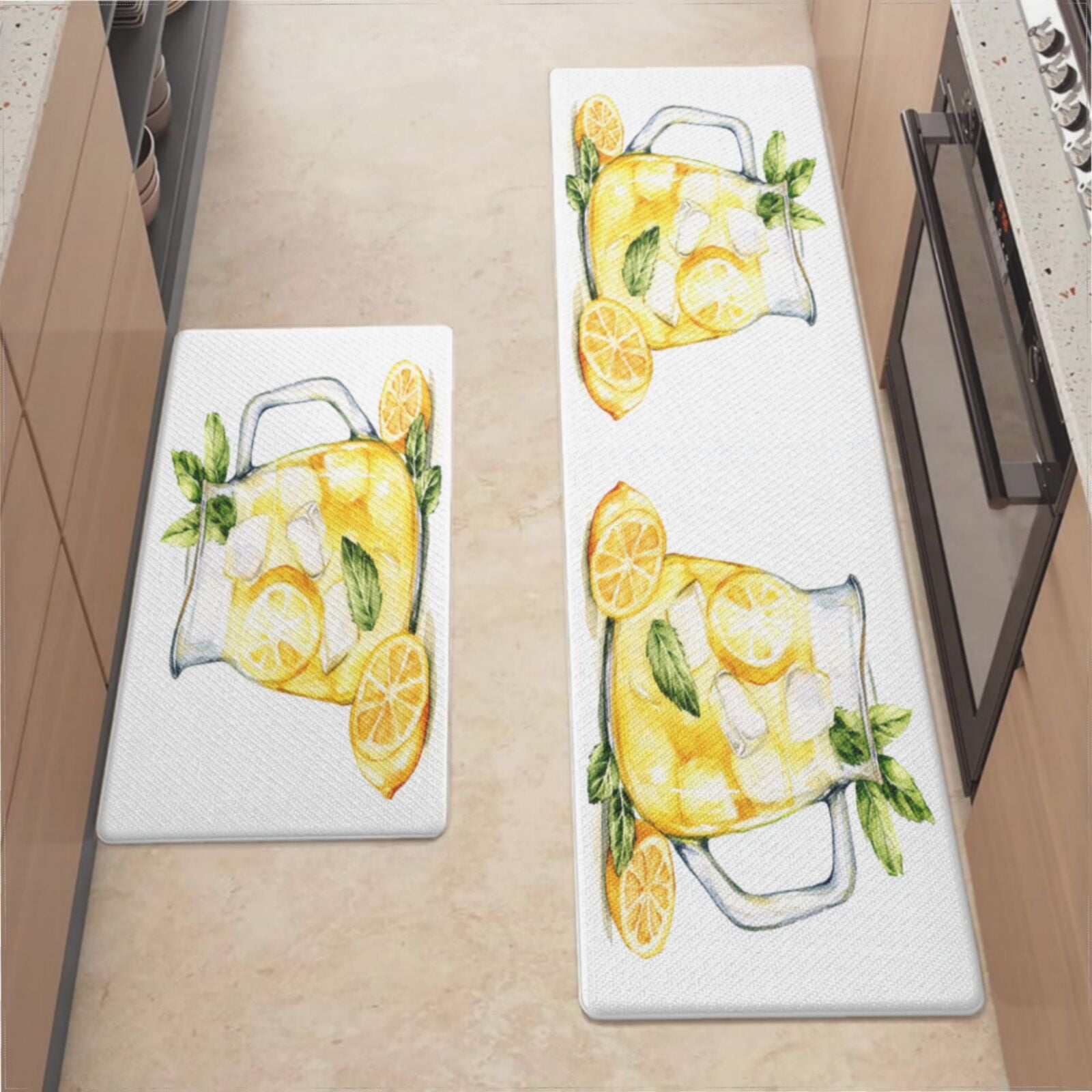 Anti Fatigue Cushioned Kitchen Mats For Floor, Waterproof Non Slip ...