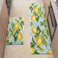 thumbnail image 1 of Anti Fatigue Cushioned Kitchen Mats For Floor, Waterproof Non Slip Comfort Mat, Lemons And Leaves Pattern (5) Kitchen Rug For Kitchen , Laundry, Office, 1 of 7