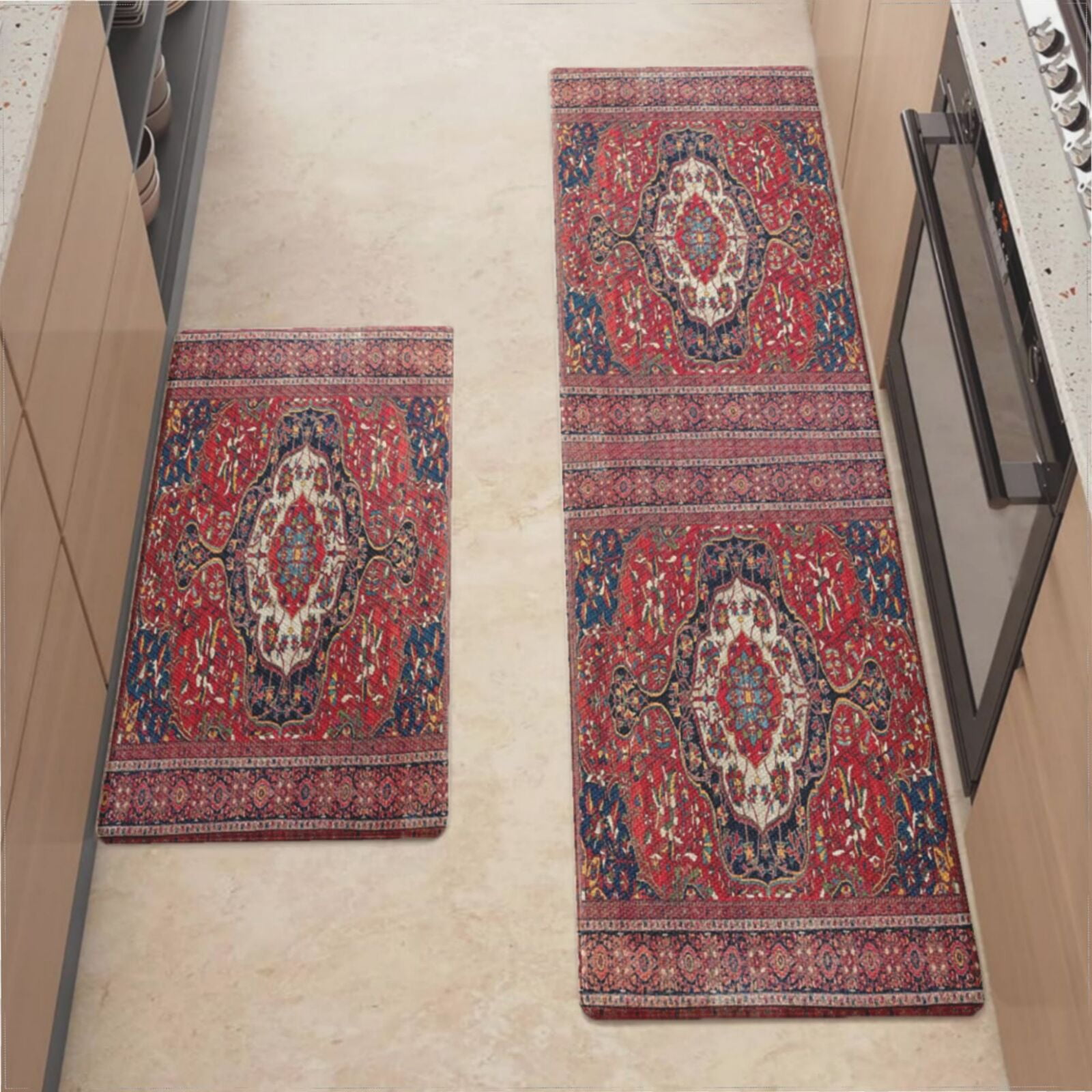 Anti Fatigue Cushioned Kitchen Mats For Floor, Waterproof Non Slip ...
