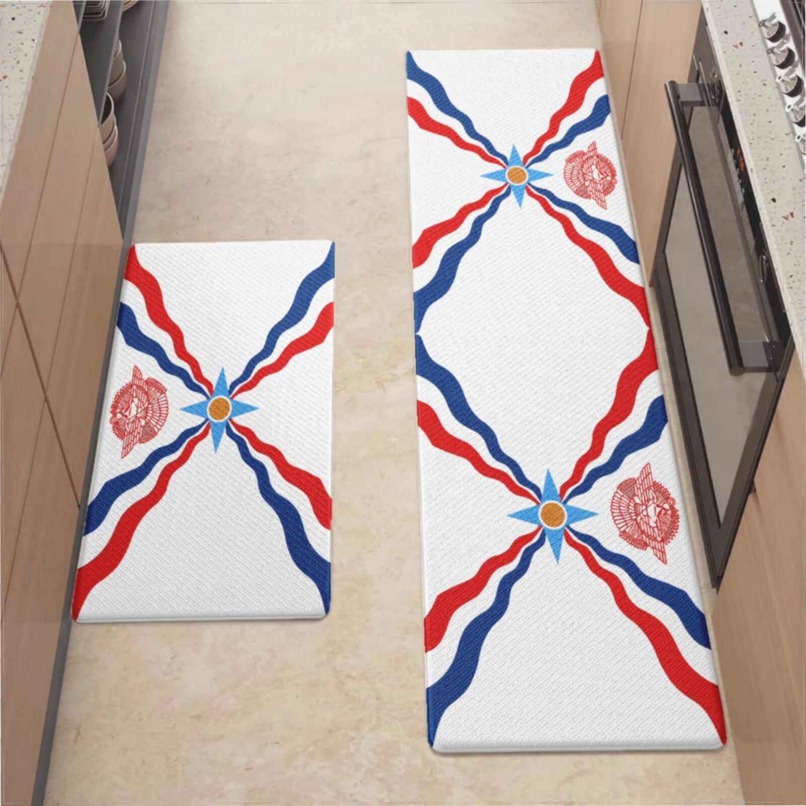 Anti Fatigue Cushioned Kitchen Mats For Floor, Waterproof Non Slip ...