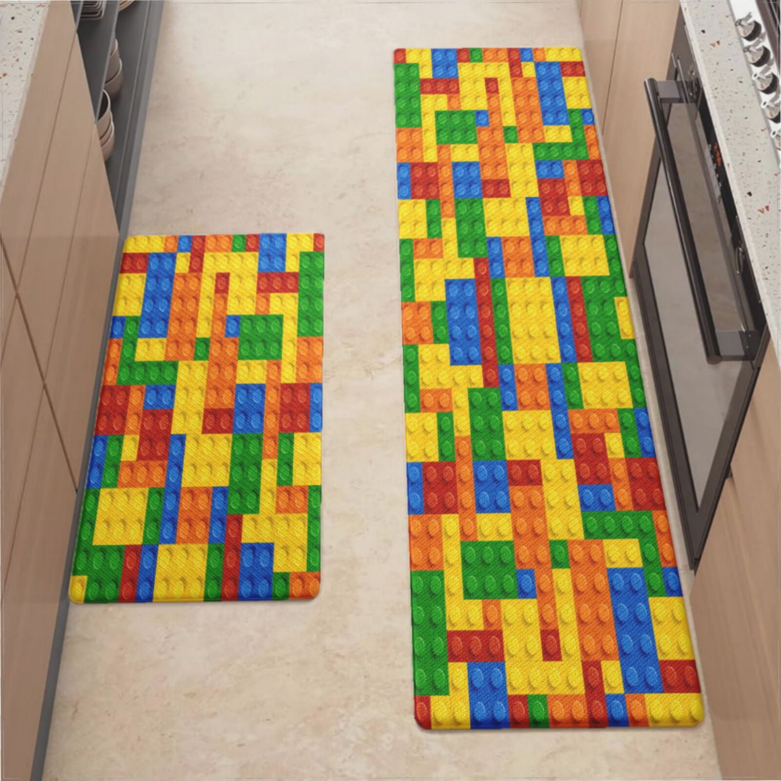 Anti Fatigue Cushioned Kitchen Mats For Floor, Waterproof Non Slip ...