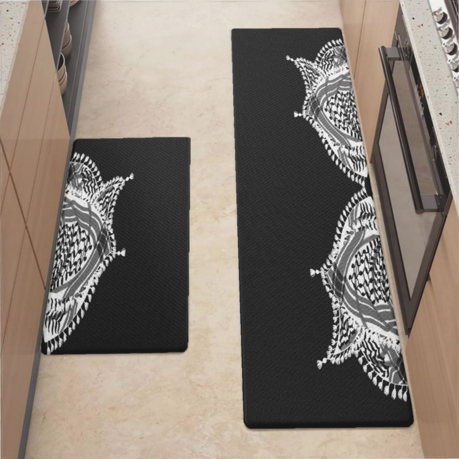 Anti Fatigue Cushioned Kitchen Mats For Floor, Waterproof Non Slip ...