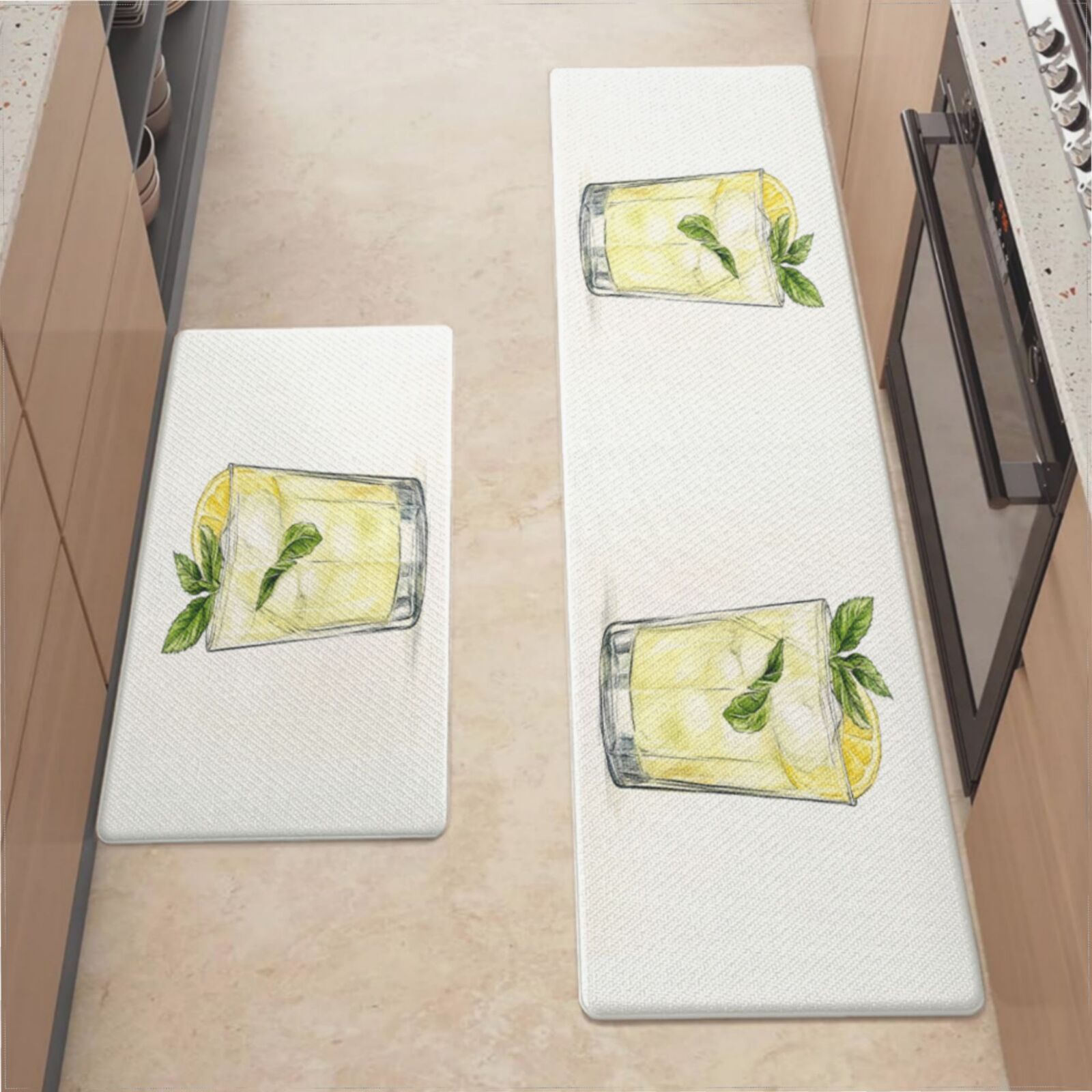 Anti Fatigue Cushioned Kitchen Mats For Floor, Waterproof Non Slip ...