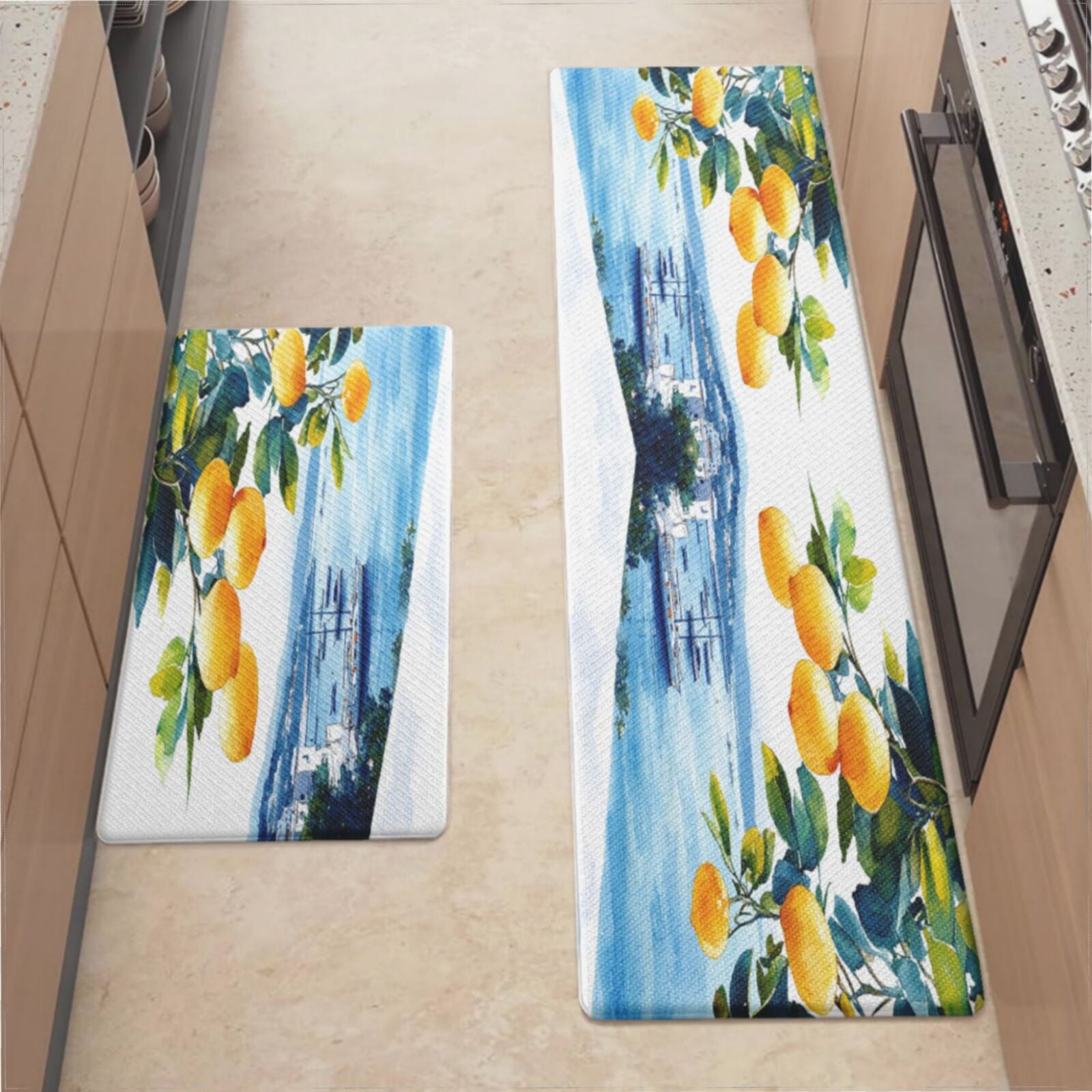 Anti Fatigue Cushioned Kitchen Mats For Floor, Waterproof Non Slip ...