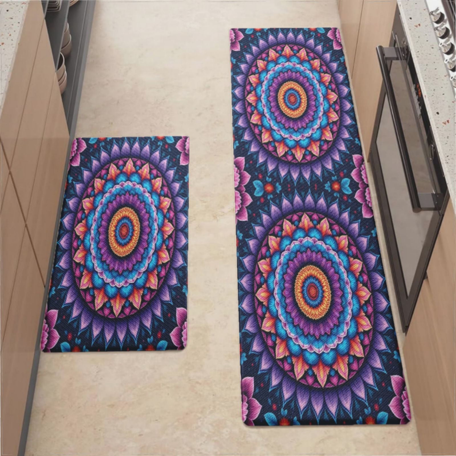 Anti Fatigue Cushioned Kitchen Mats For Floor, Waterproof Non Slip ...