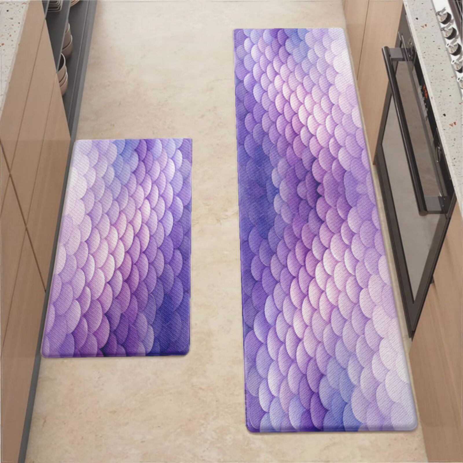 Anti Fatigue Cushioned Kitchen Mats For Floor, Waterproof Non Slip