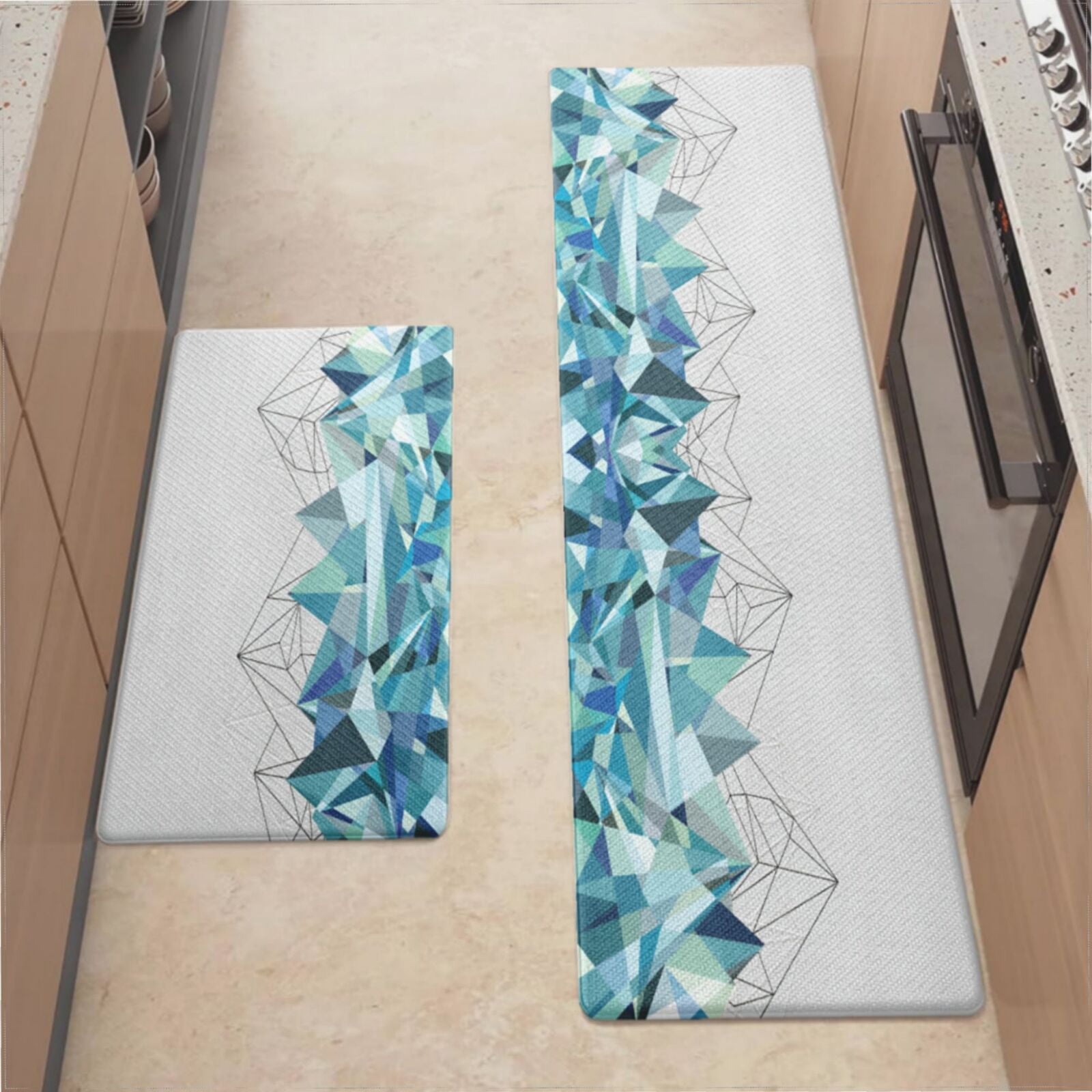 Anti Fatigue Cushioned Kitchen Mats For Floor, Waterproof Non Slip ...