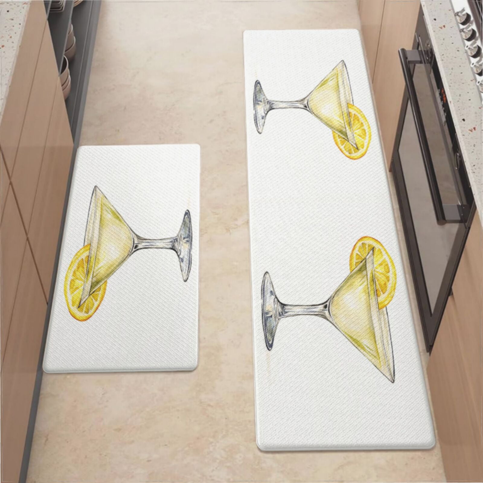 Anti Fatigue Cushioned Kitchen Mats For Floor, Waterproof Non Slip ...