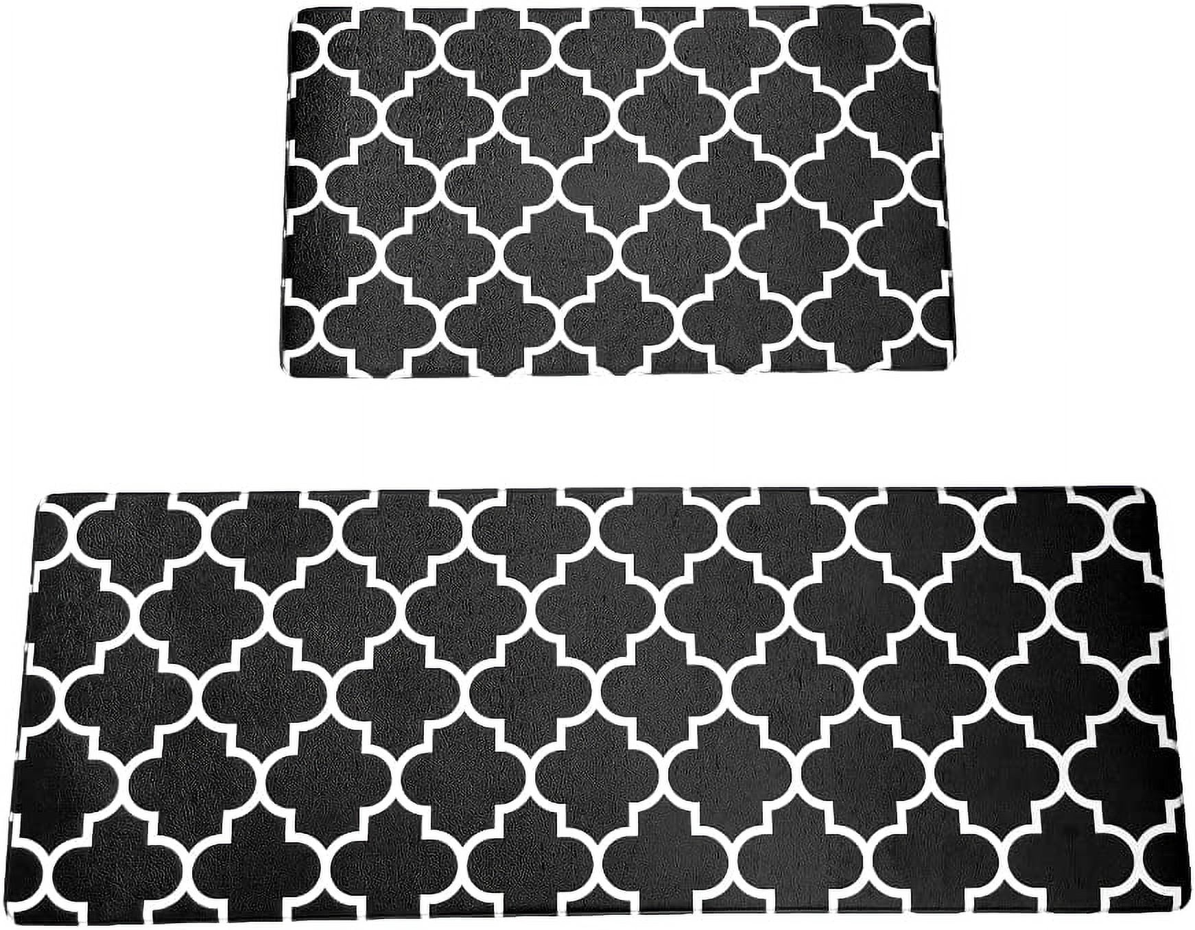 Anti Fatigue Cushioned Mat Set of 2(17.3x47 + 17.3x28) Supreme Comfort