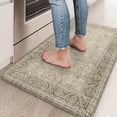 thumbnail image 1 of Anti Fatigue Fall Kitchen Mats, Boho Distressed Kitchen Floor Mats 17"x47"+17"x29", Non Slip Waterproof Kitchen Rugs, Padded Comfort Standing Mats for Laundry, Office, Sink, Desk Orange Multi, 1 of 6
