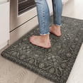 thumbnail image 1 of Anti Fatigue Fall Kitchen Mats, Boho Distressed Kitchen Floor Mats 17"x47"+17"x29", Non Slip Waterproof Kitchen Rugs, Padded Comfort Standing Mats for Laundry, Office, Sink, Desk Orange Multi, 1 of 6
