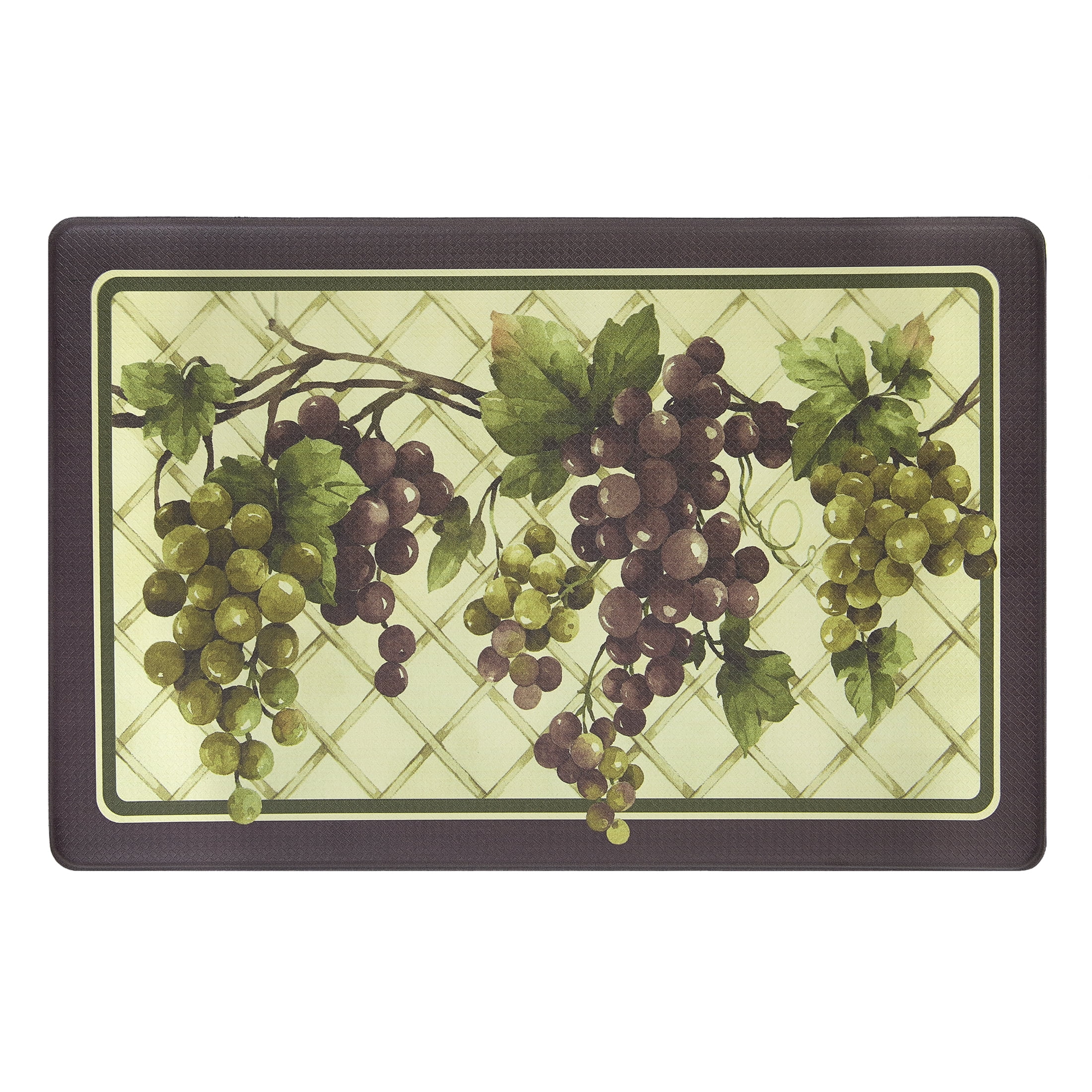 Tuscany Printed PVC Foam Anti-Fatigue Kitchen Mat, 18" x 30"