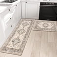 thumbnail image 1 of Anti Fatigue Floor Mats - Cushioned Memory Foam 2 Piece Kitchen Rug Set, Non Slip Laundry & Sink Area Runner, Waterproof Comfort Standing Mat, 1 of 5